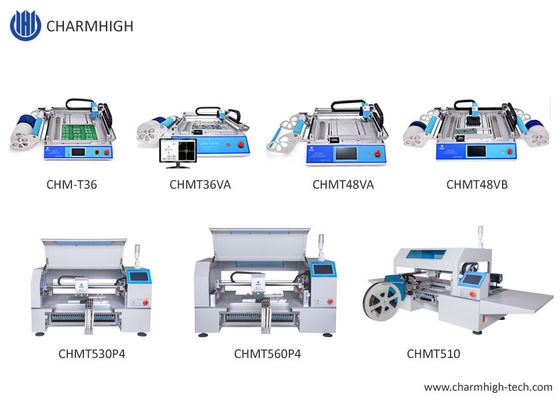 Charmhigh 7モデル卓上SMT SMDはおよび場所機械、小さいPCB一致機械選ぶ