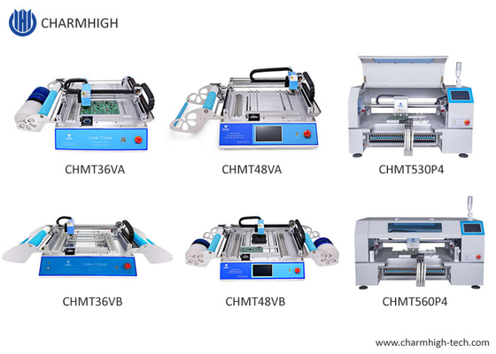 6種類デスクトップSMTの電子工学の一突きおよび場所機械Charmhigh