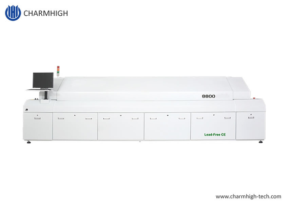 8800 大型リフローオーブン 全自動レールPC制御 鉛のない 3180x500mm