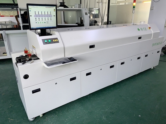 全自動鉄道 6テンプゾーン 鉛のないリフローオーブン 2200*350mm PC制御暖房機