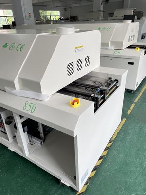 CHM-PC850 Lead-free Large Reflow Oven 8 Zones Full Automatic Rail + PC Control 3150x500mm