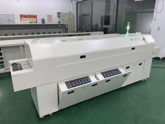 CHM-6635 リフローオーブン 6 テンプルゾーン (上6+下6) 2200*350mm SMT リフロー溶接機