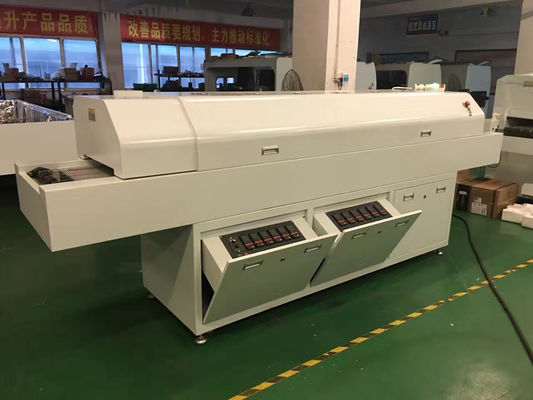 CHM-6635 リフローオーブン 6 テンプルゾーン (上6+下6) 2200*350mm SMT リフロー溶接機