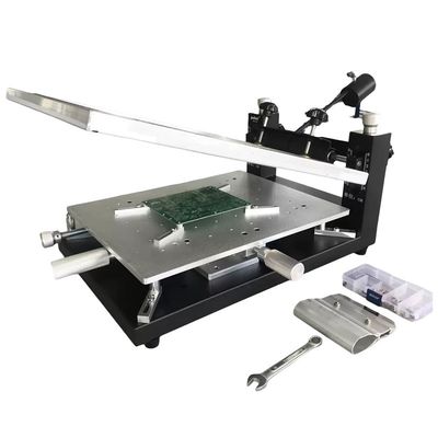 ベンチトップ マニュアル SMT スクリーンプリンター 双面PCB組立用 300×400mm 溶接ペスト印刷