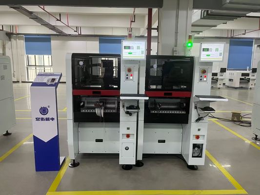 TC06 狭幅 6ヘッド 高速 SMT ピックアンドプレース機、鋳鉄プラットフォーム内蔵