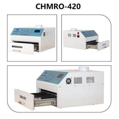 Charmhigh 420の退潮のオーブン300*300mmの熱気+赤外線2500w SMTの暖房の場所