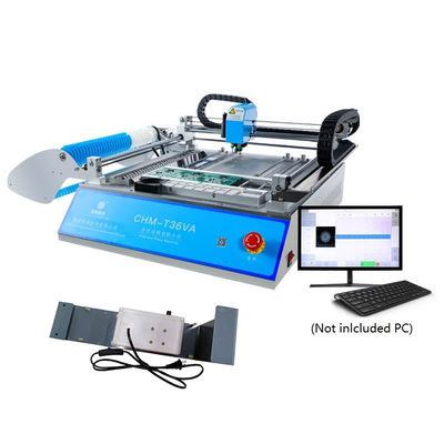 CHMT36VA + Vibration Feeder, Vision Desktop Pick And Place Machine 0402-5050 SOP QFN