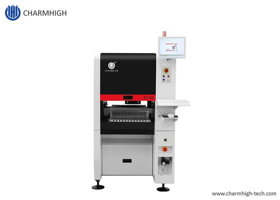 狭い設計 高精度 TC06 モジュール SMT ピックアンドプレース マシン 6 頭 サポート 01005